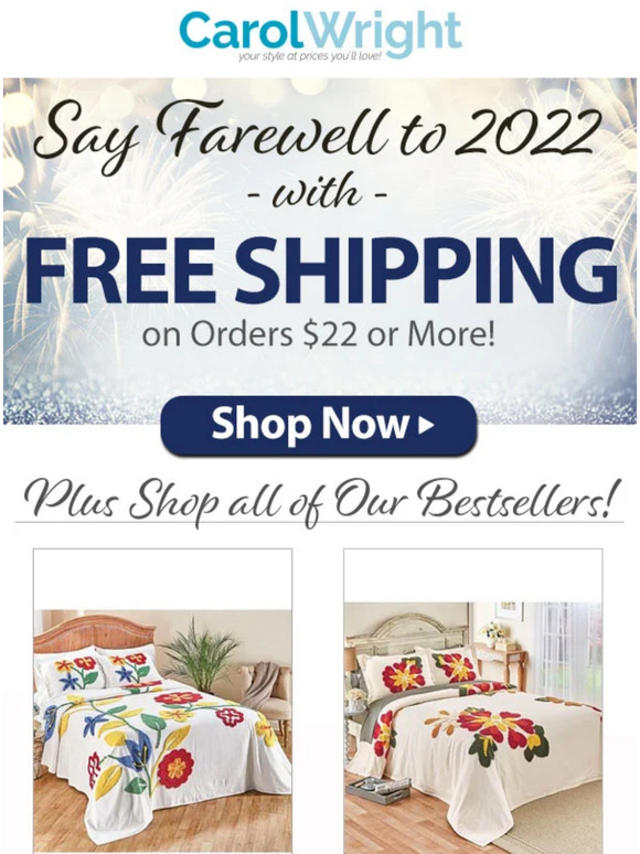 Carol Wright Gifts Say Farewell to 2022 with a Bang! Milled