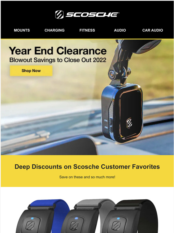 💰 Scosche's Year End Clearance – Up to 70% Off 💰