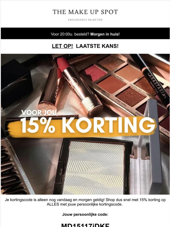 vergeet je niet iets?
