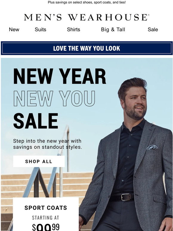 Men's Wearhouse: STARTS NOW: Sport coats starting at $99.99 during our ...