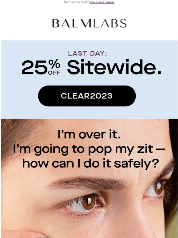 What’s the safest way to pop a zit? 💥