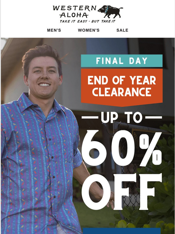 ⏰ Last chance for up to 60% OFF