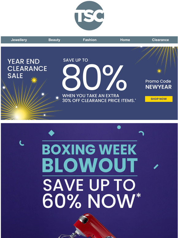 TSC LAST CHANCE ‼️ Boxing Week Blowout Milled