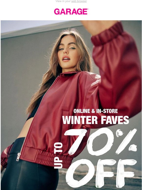 UP TO 70% OFF ALL LAYERS 🧡