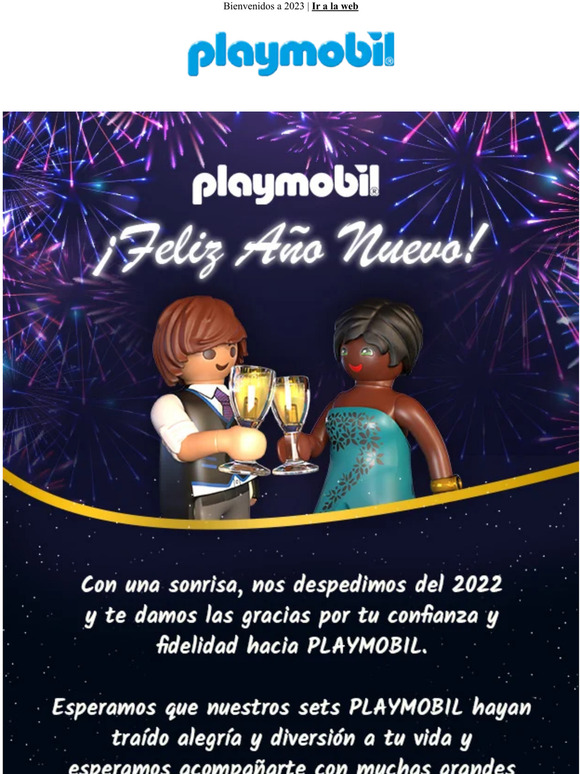 ¡PLAYMOBIL te desea un Feliz Año Nuevo!