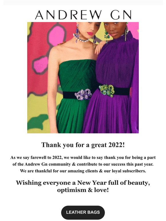 New Year wishes from Andrew Gn Team💌