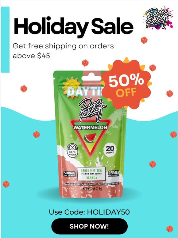 Psst !! 50% OFF happening right now!	 👀