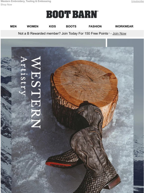 Boot Barn: Boots With Intricate Details | Milled