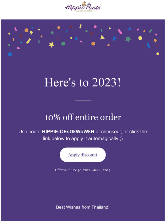2023 is coming and we're celebrating already! 🎉