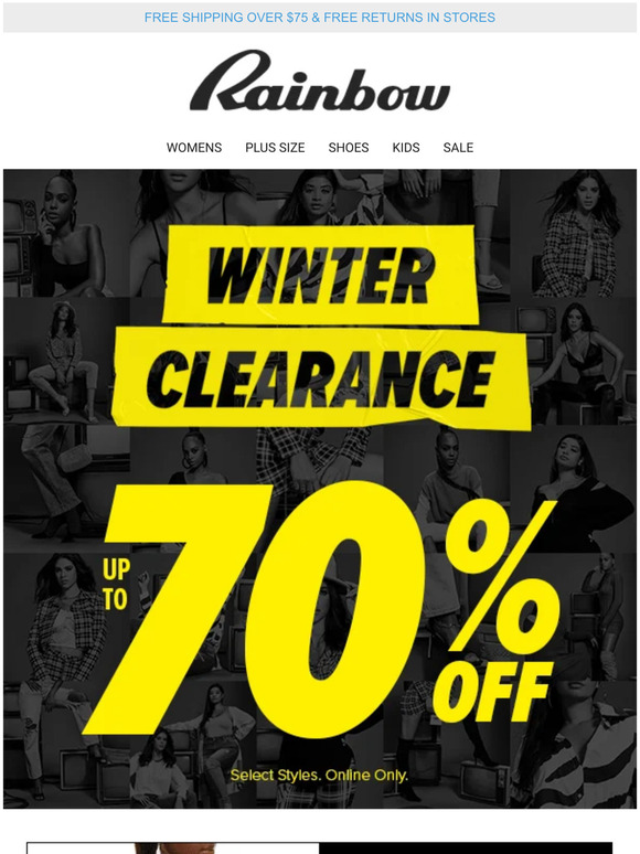 Rainbow Shops Emails from 2022