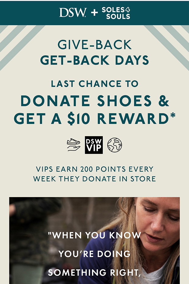 DSW VIP Ways To Give