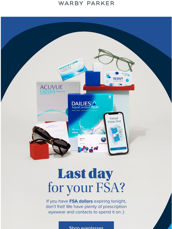 Warby Parker If your FSA is about to expire Milled