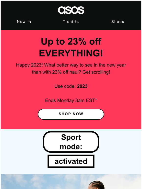 Up to 23% off EVERYTHING! 🥳