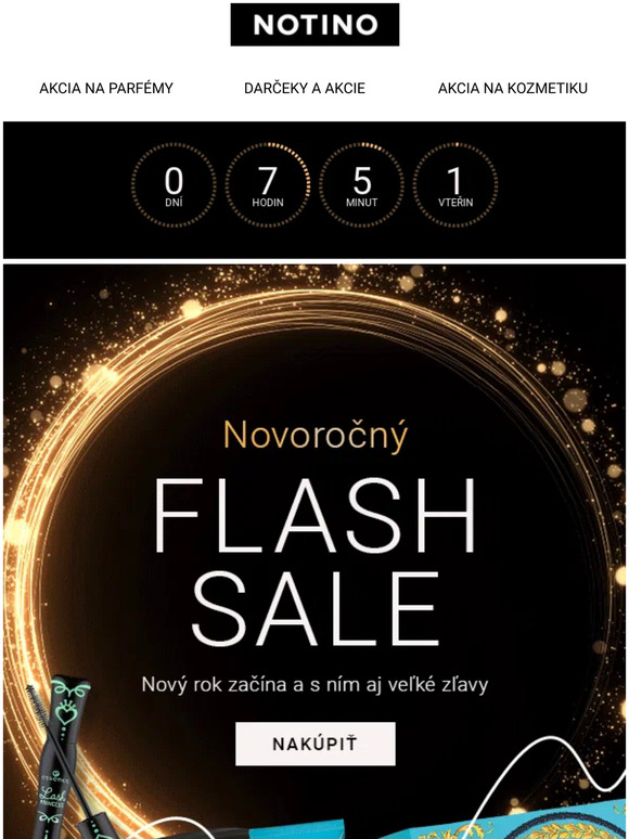 Novoročný FLASH SALE! Ceny letia dole.