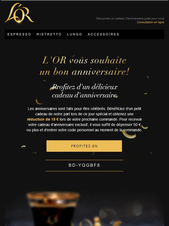 Joyeux anniversaire, — !