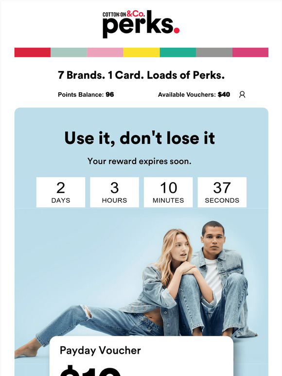 Your $10 reward expires soon, Louise