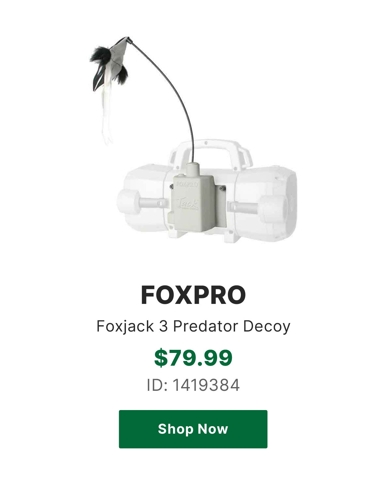 FoxPro Foxjack 3 Predator Decoy