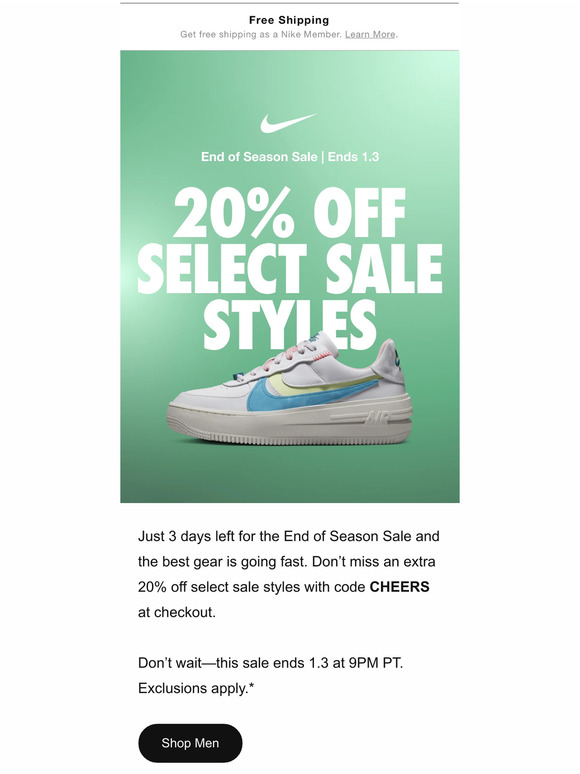 nike sale december 2019