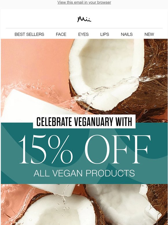 Trying Veganuary? Enjoy 15% off ALL vegan friendly products 🍃