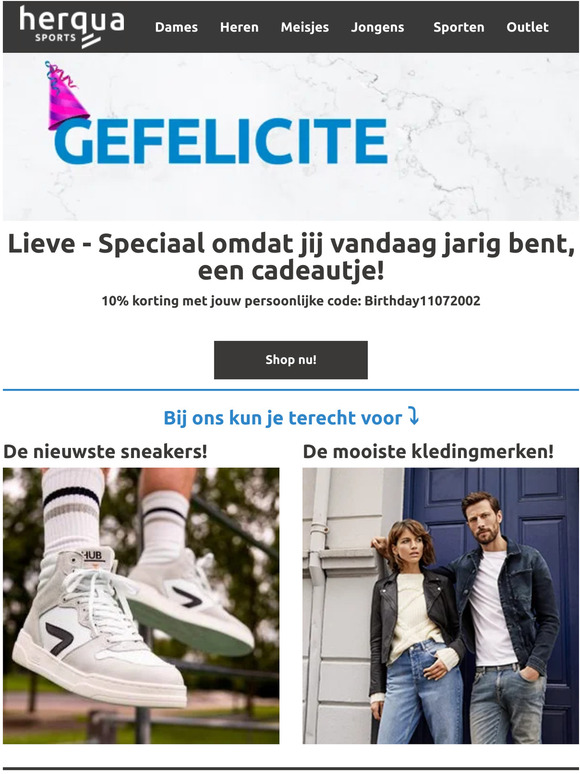 Van 💙e gefeliciteerd