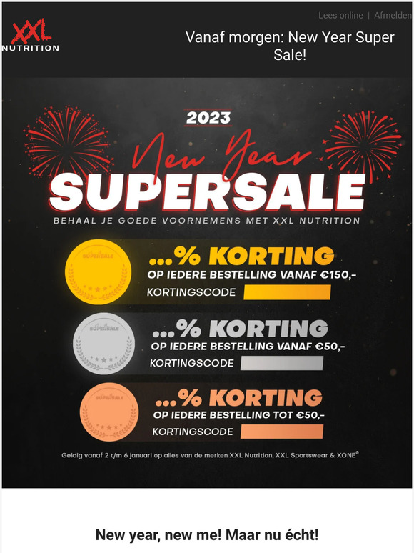 Onze Goede Voornemens actie gaat bijna live!🎆