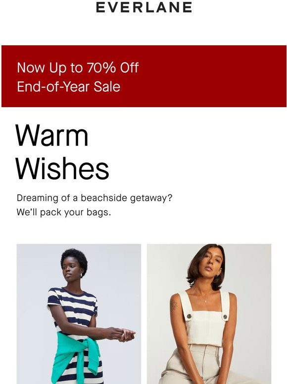 Everlane Email Newsletters Shop Sales, Discounts, and Coupon Codes