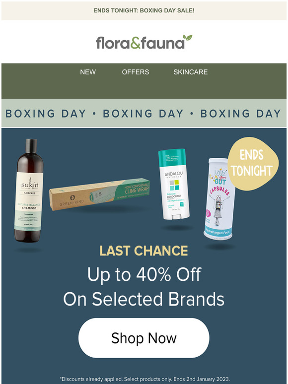 🎁 ENDS TONIGHT: Boxing Day Sale Last Chance! 🎁