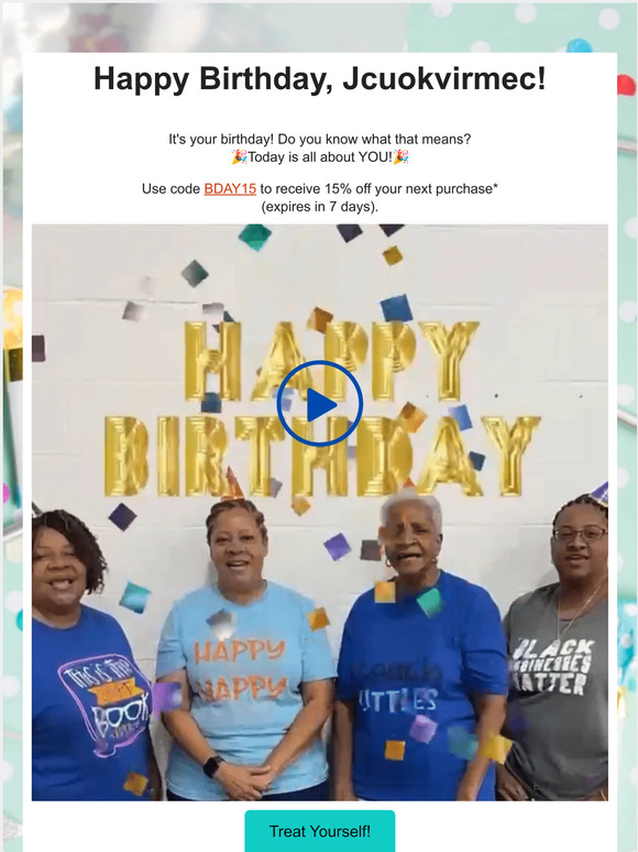 Happy Birthday from The Wright Stuff Chics!
