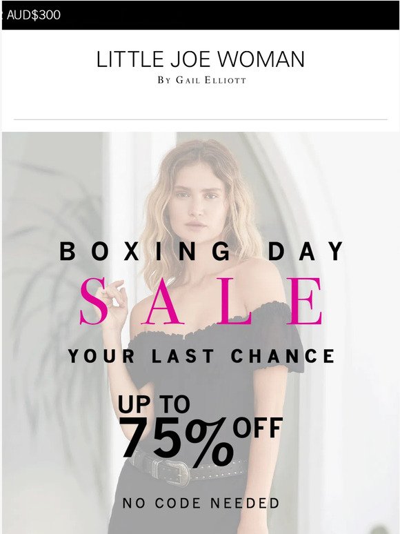 Your Last Chance To Save Up To 75% Off