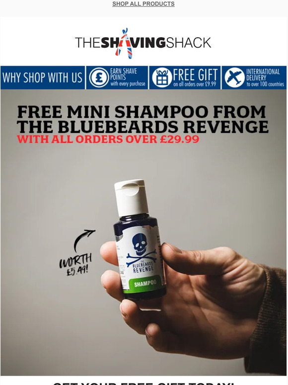 Get your free gift today! 🚿
