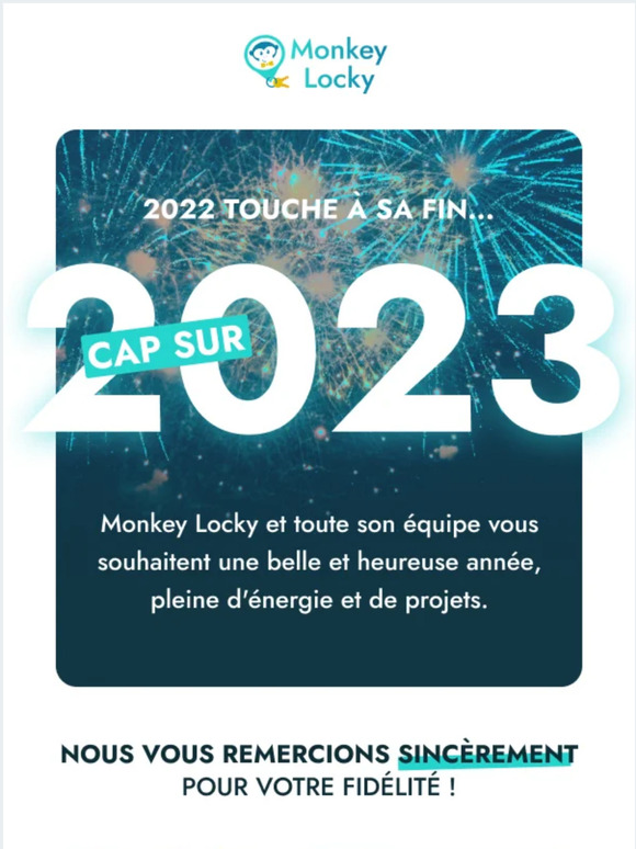 Bonne année — !
