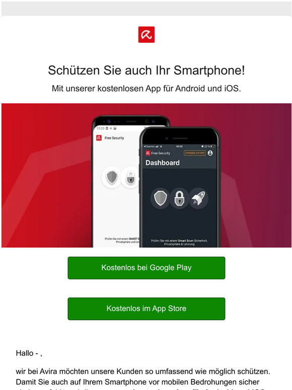 — , Avira schützt auch Ihr Smartphone – kostenlos!