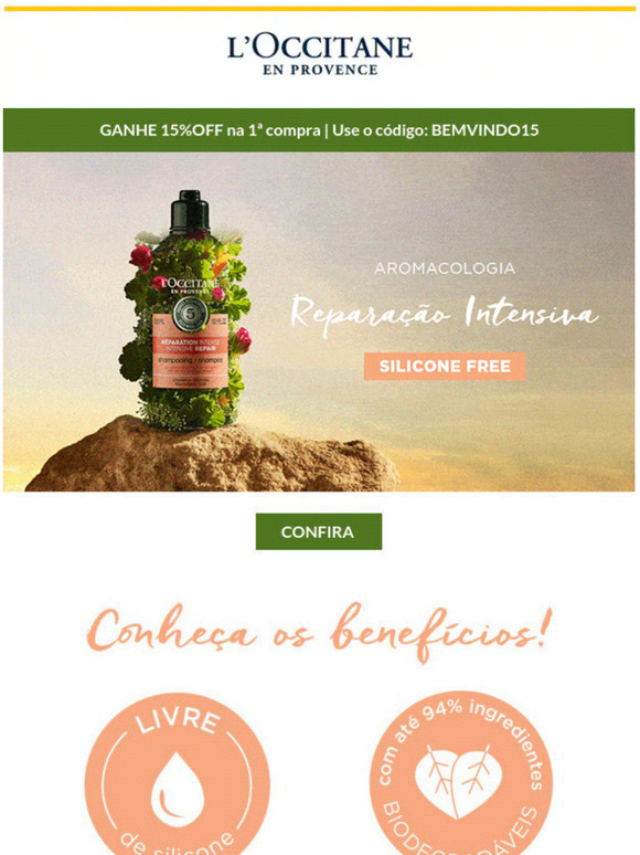 O melhor cuidado capilar com L’occitane en Provence