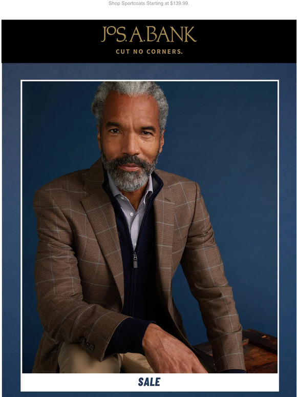 Jos. A. Bank Refresh your wardrobe for the new year. Milled