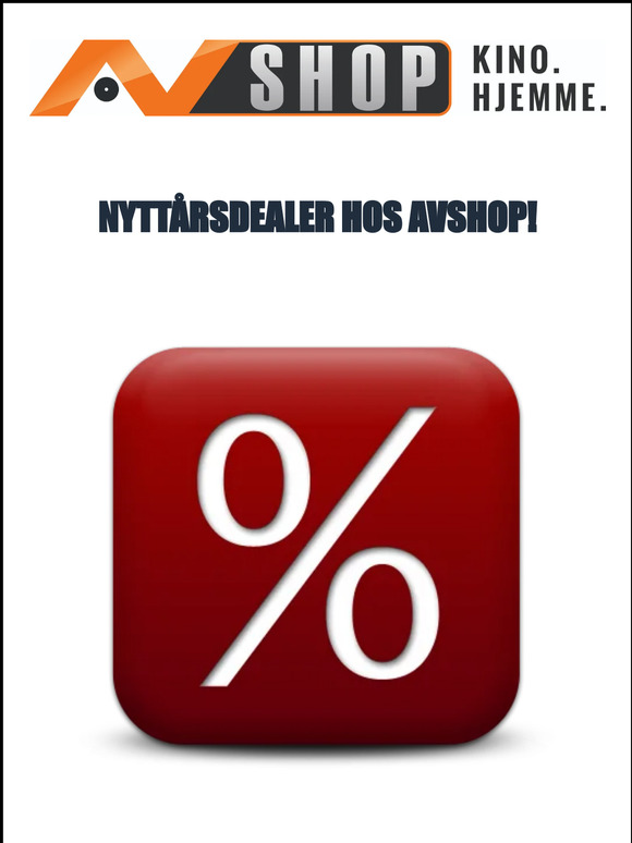 Januarsalg hos AVshop