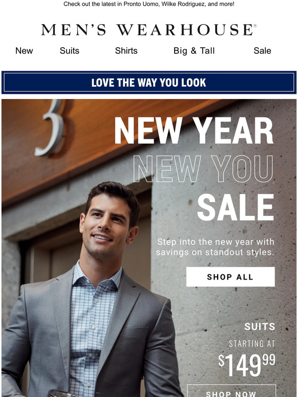 Men's Wearhouse ENDS SOON Shop savings you can't miss! Milled