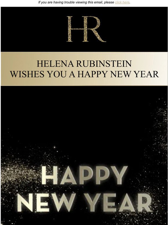 Best wishes from Helena Rubinstein