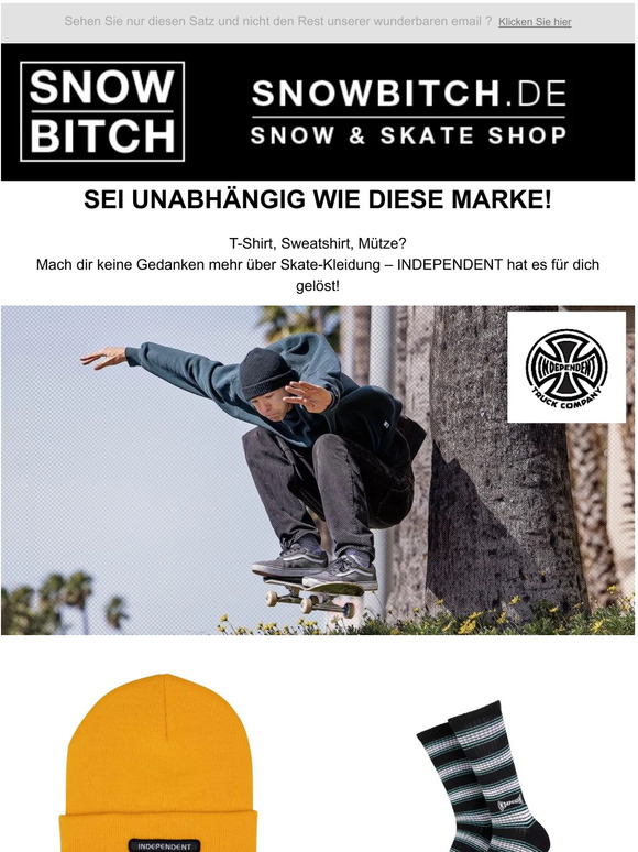Mach dir keine Gedanken mehr über Skate-Kleidung!