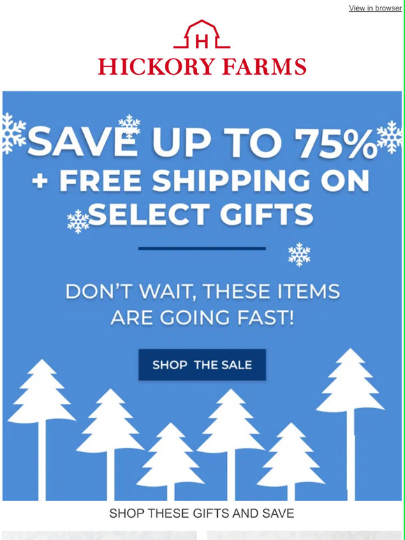 Hickory Farms Winner, winner, gift giver! Milled