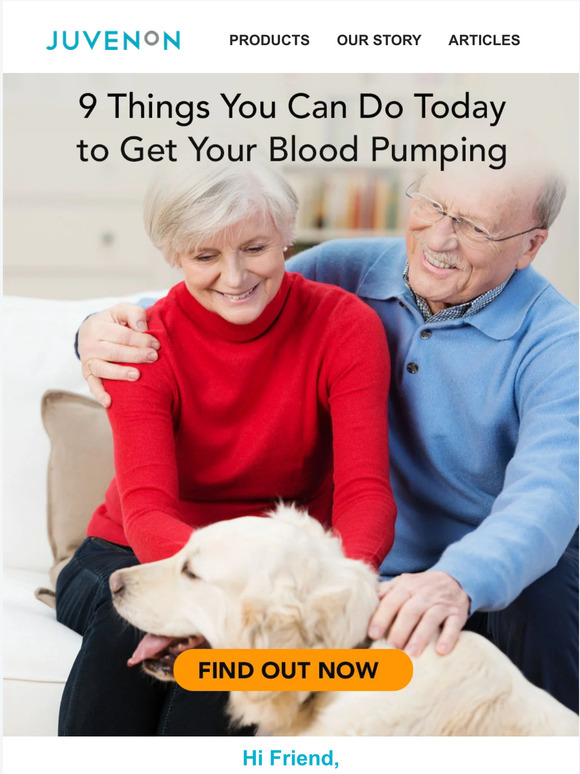 Juvenon 9 Things You Can Do Today to Get Your Blood Pumping Milled