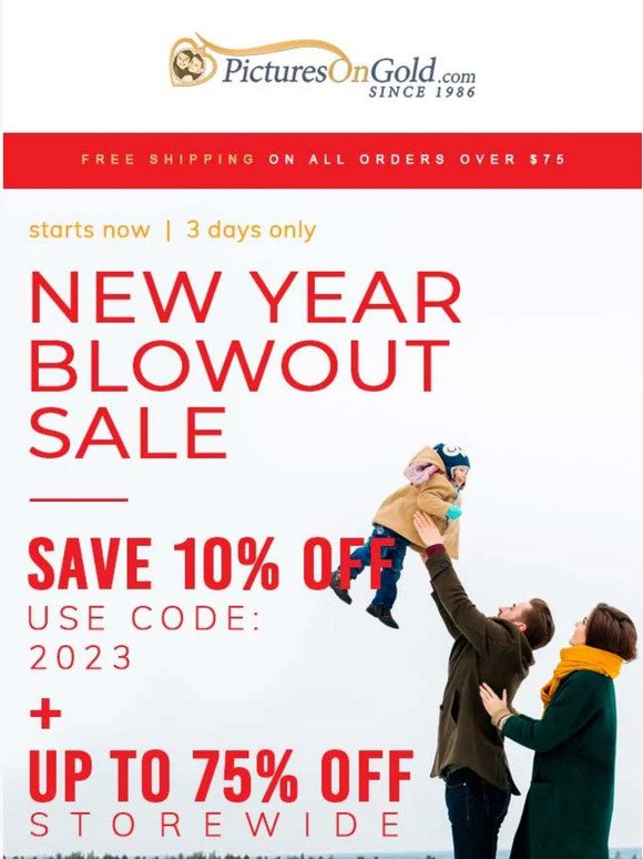 🎆 Hey, New Year Blowout Starts Now!