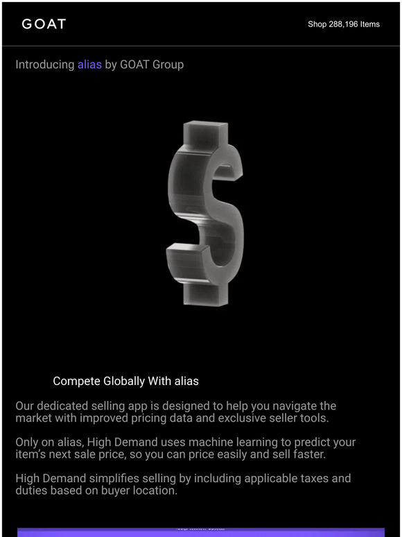 GOAT [SEED] Pricing and market data, only on alias Milled