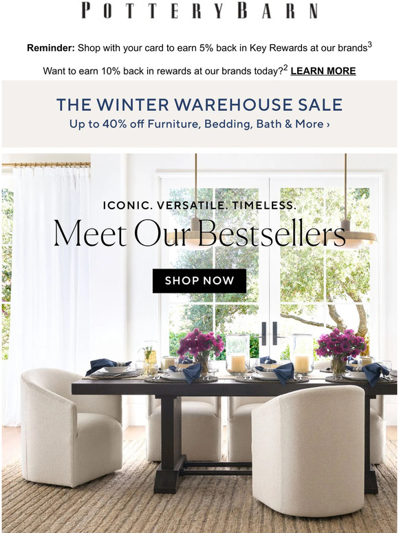 Pottery Barn Meet our bestsellers. Milled