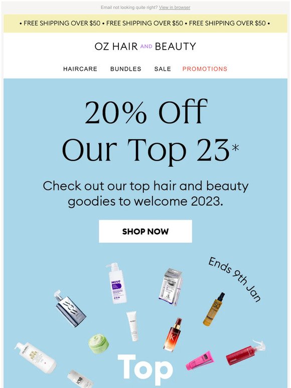 20% off our Top 23!