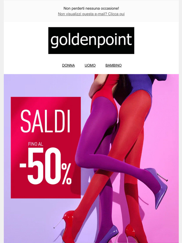 Iniziano i SALDI fino al -50% 🔥