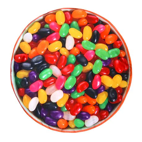 Sublimated Jelly Beans Round Blanket