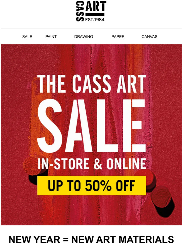 Cass Art 2023 creativity starts now! Milled