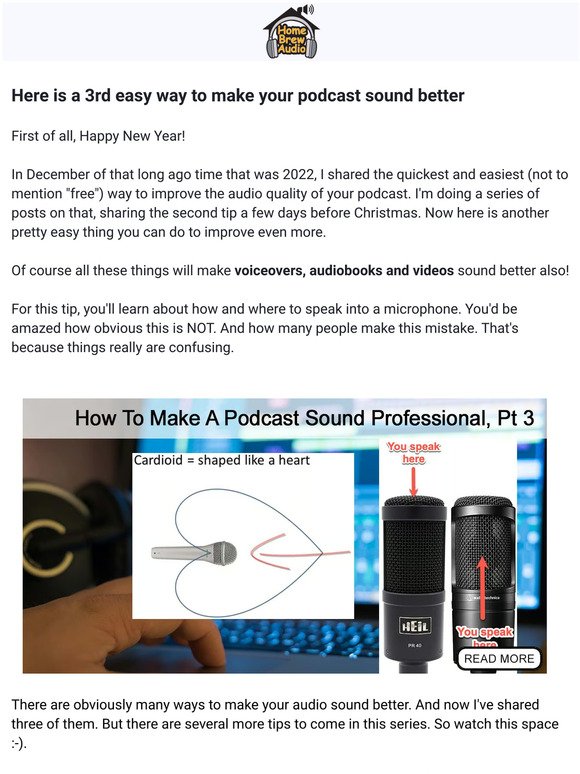 Another Way To Make A Podcast Sound Professional