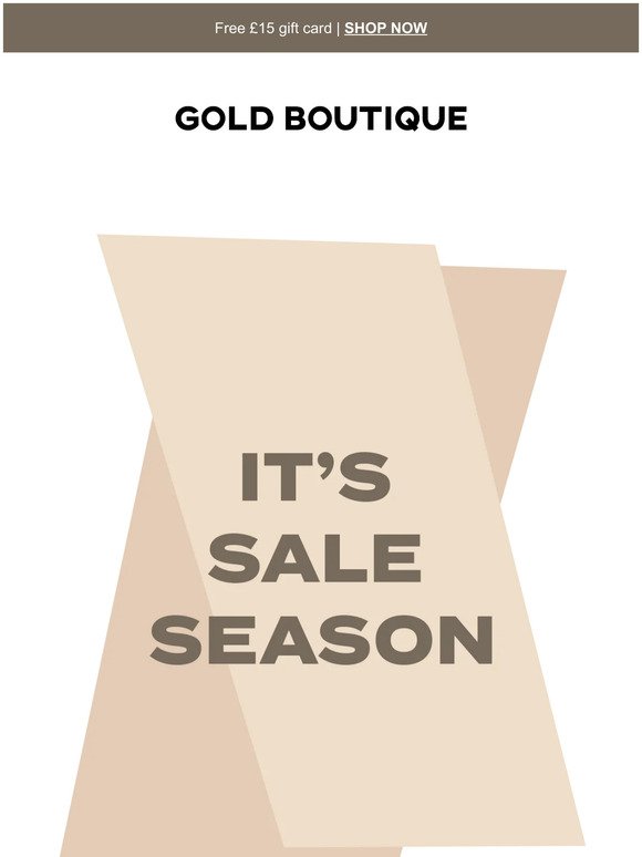 It's SALE season 🤑 Shop now