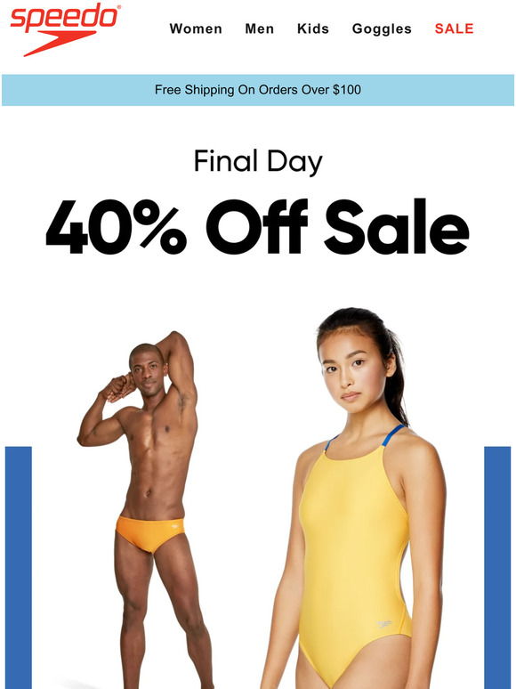 Speedo Take 40 Off these New Year Speedo Gear Milled